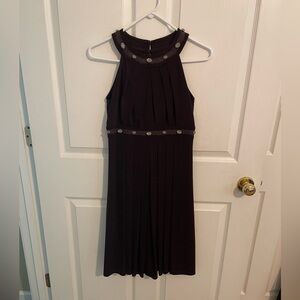 Brown Sleeveless Dress